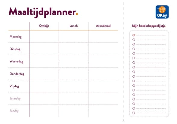 Maaltijdplanner